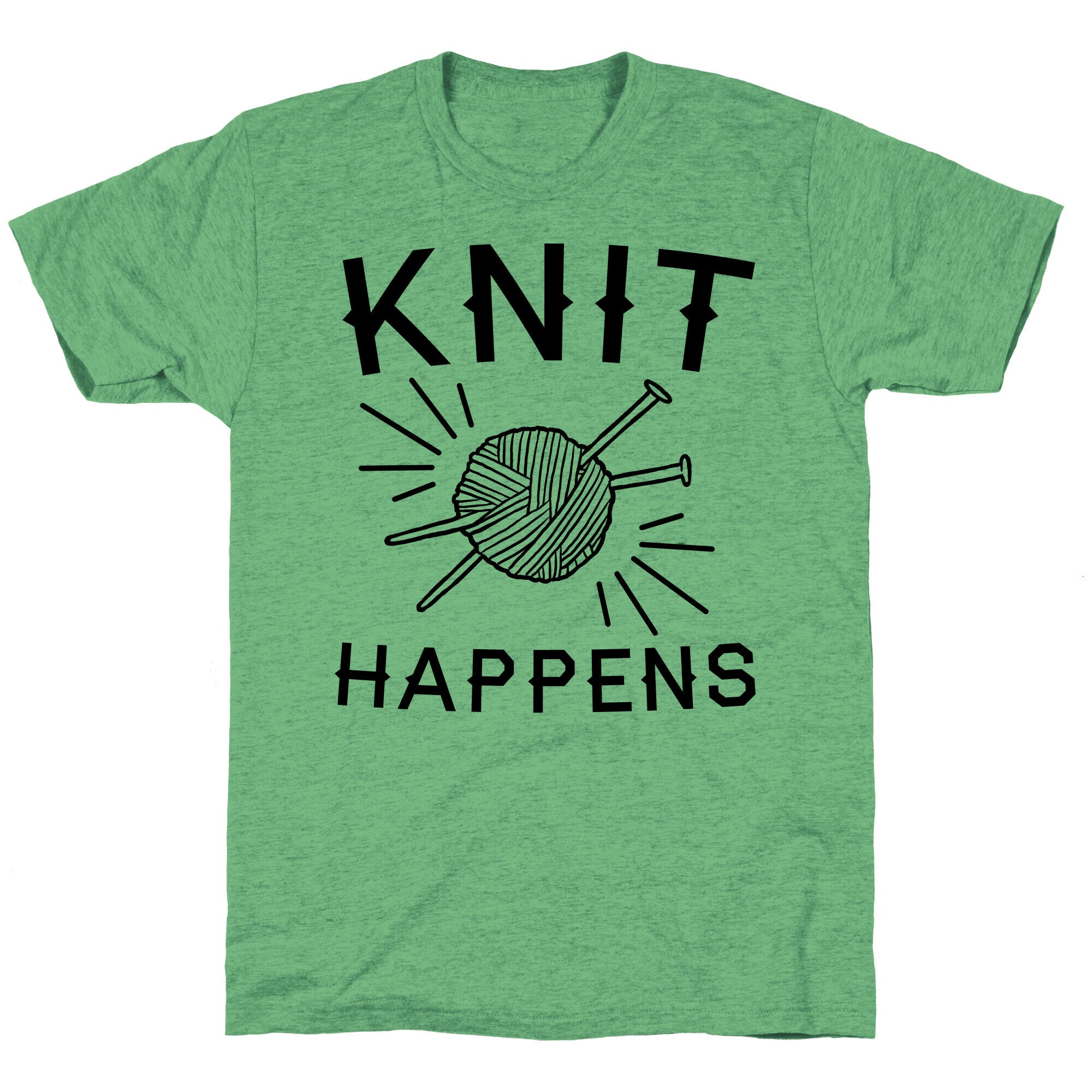Knit Happens Unisex Triblend Tee